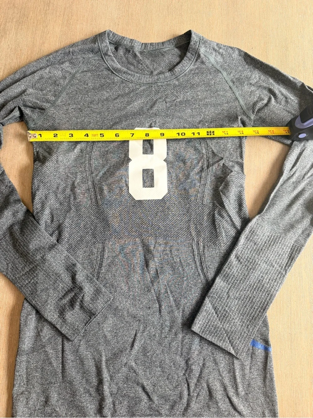 Lululemon Gray Athletic Long Sleeve Top surfside
